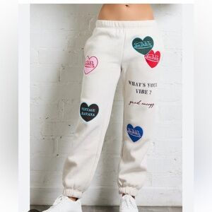 Vintage Havana Von Dutch Heart Patches Jogger.